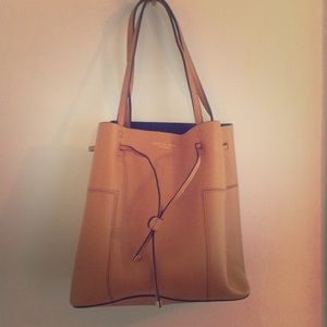 Tory Burch Leather Bucket Bag